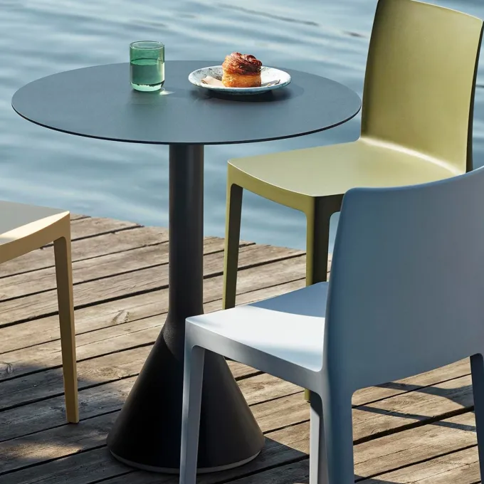 Palissade Cone Bord 65 X 65 Cm, Krämvit