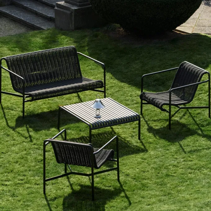 Palissade Cord Loungesoffa Krämvit