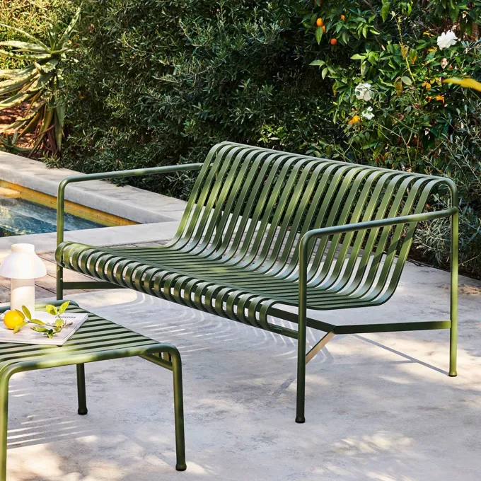Palissade Loungesoffa Olivgrön