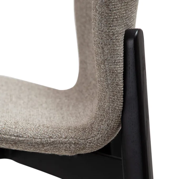 Paragon Barstol Pebble Earth Bouclé, Black 75 cm