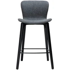 Paragon Barstol Pebble Grey Bouclé, Black 68 cm