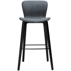 Paragon Barstol Pebble Grey Bouclé, Black 75 cm