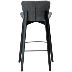 Paragon Barstol Pebble Grey Bouclé, Black 75 cm