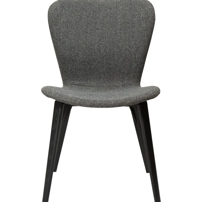 Paragon Stol Pebble Grey Bouclé, Black Ash