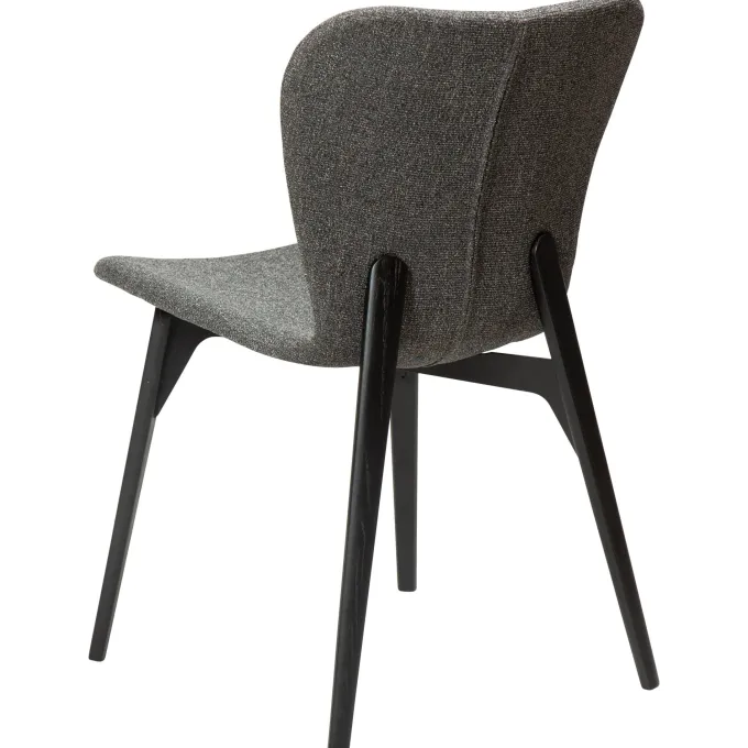 Paragon Stol Pebble Grey Bouclé, Black Ash