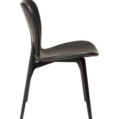 Paragon Stol Vintage Black Art.Leather, Black Ash