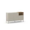 Paramaribo 140 (140 x 80 x 41,8 cm) Konsolbord Sandsten naturlig ek