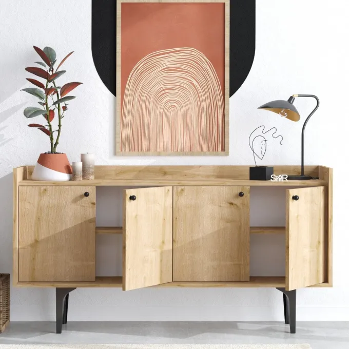 Paramaribo (150 x 80 x 40 cm) Konsol Sapphire Oak