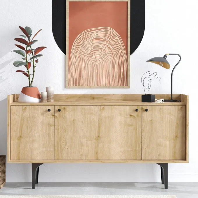 Paramaribo (150 x 80 x 40 cm) Konsol Sapphire Oak