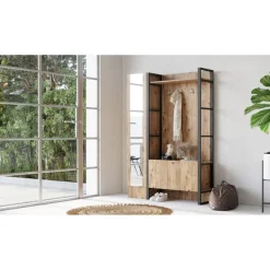 Paramaribo Slim (90 x 180 x 34 cm) Atlantisk furu Hallstativ