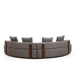 Paramaribo U-form (360-105 x 70 cm) Grå Hörnsoffa