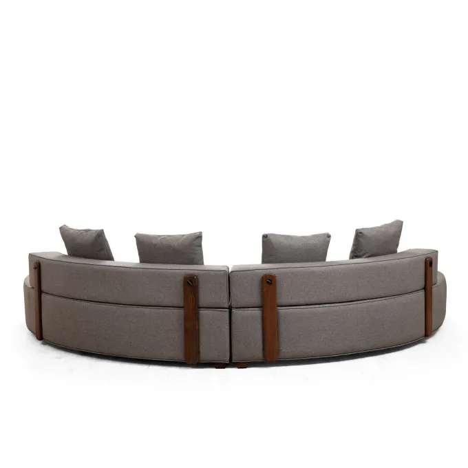 Paramaribo U-form (360-105 x 70 cm) Grå Hörnsoffa