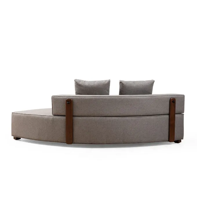 Paramaribo U-form (360-105 x 70 cm) Grå Hörnsoffa