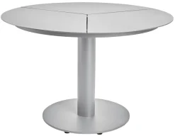 Peace Utebord Rund 110 cm Light Grey