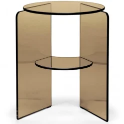 Pepe Soffbord Glas 40cm Bronze