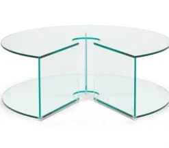 Pepe Soffbord Glas 90cm Transparent