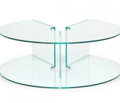 Pepe Soffbord Glas 90cm Transparent