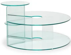 Pepe Soffbord Glas 90cm Transparent