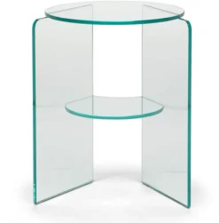 Pepe Soffbord Glas 40cm Transparent