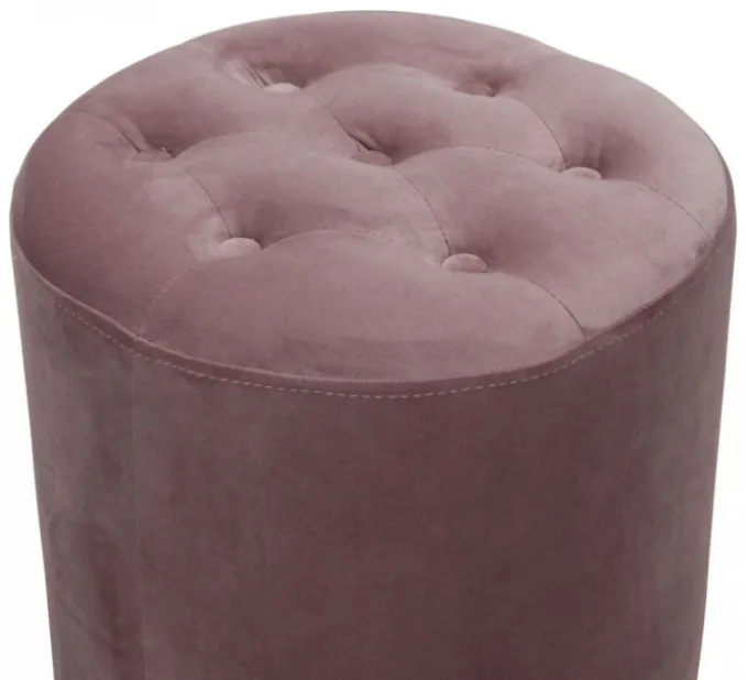 Pisa Sittpuff Rosa Sammet