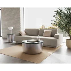Plaza Sidobord 45 cm Runt Grön