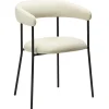 Plenti Stol Bone White, Black