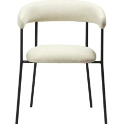 Plenti Stol Bone White, Black