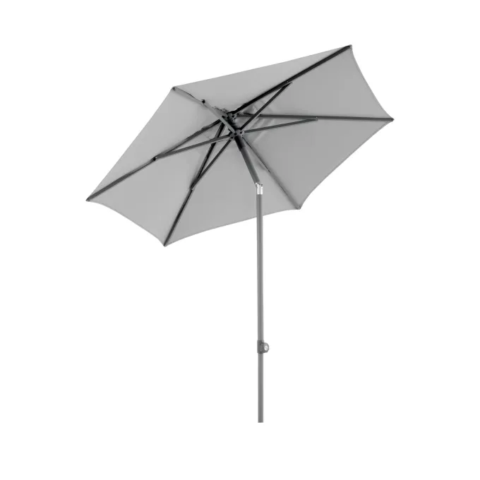 Poppi Parasoll 200 cm Antracit/Grå