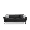 Port Louis 3 Seater (215 x 94 x 88 cm) Mörkgrå 3-sitssoffa