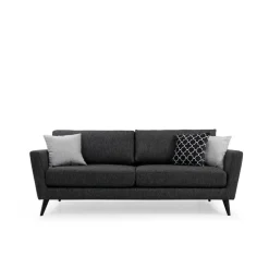 Port Louis 3 Seater (215 x 94 x 88 cm) Mörkgrå 3-sitssoffa
