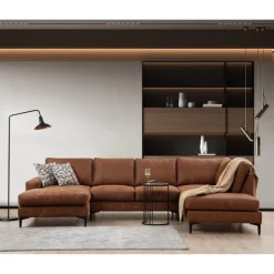 Port Louis Corner (155 x 90 cm) Hörnsoffa Kamelfärgad