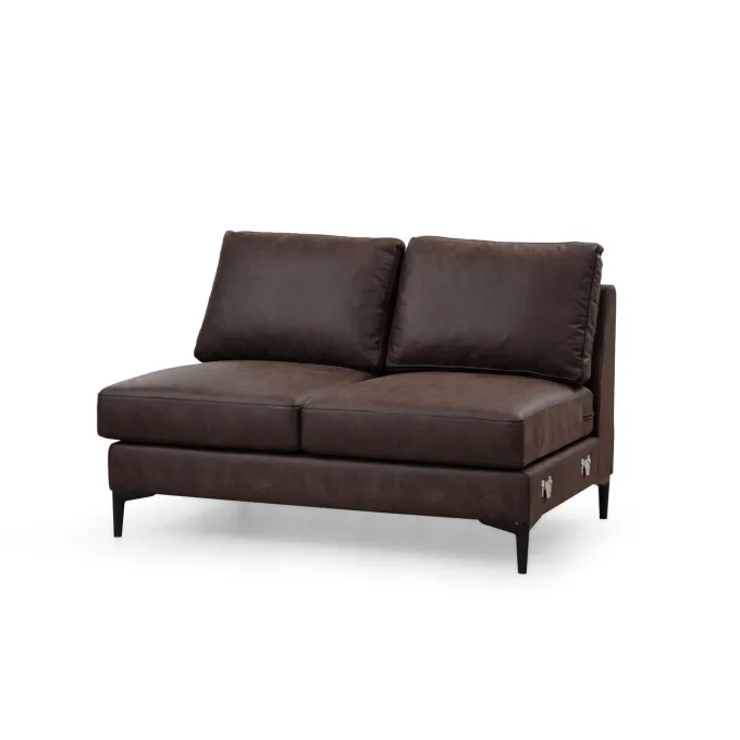 Port Louis Corner (155 x 90 cm) Hörnsoffa Brun