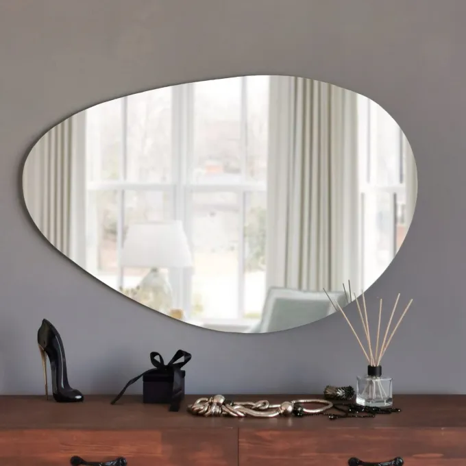 Porto Spegel 76x50 cm (76 x 50 x 2,2 cm) Vit Spegel