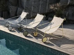 Poul Loungefåtölj Vit