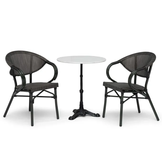 Äppelhed Caféstol Skogsgrön