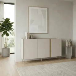 Prague (150 x 82,9 x 40,5 cm) Konsolbord Sandsten naturlig ek