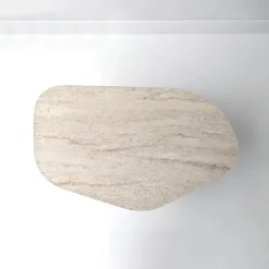 Praia (100 x 35 x 60 cm) Travertin Valnöt Skrivbord