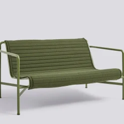 Quiltad Dyna Till Palissade För Loungesoffa, Olivgrön