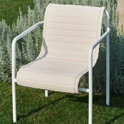 Quiltad Dyna Till Palissade För Hög Loungestol, Järnröd