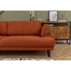 Quito (239 x 99 x 83 cm) 3-sits bäddsoffa Orange