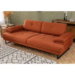 Quito (239 x 99 x 83 cm) 3-sits bäddsoffa Orange