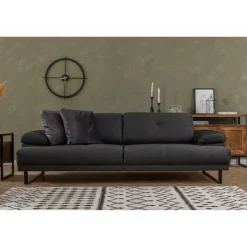 Quito (239 x 99 x 83 cm) 3-sits bäddsoffa Antracit