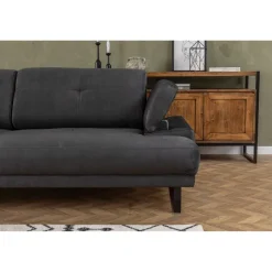 Quito (239 x 99 x 83 cm) 3-sits bäddsoffa Antracit