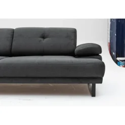 Quito (239 x 99 x 83 cm) 3-sits bäddsoffa Antracit