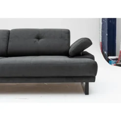 Quito (239 x 99 x 83 cm) 3-sits bäddsoffa Antracit