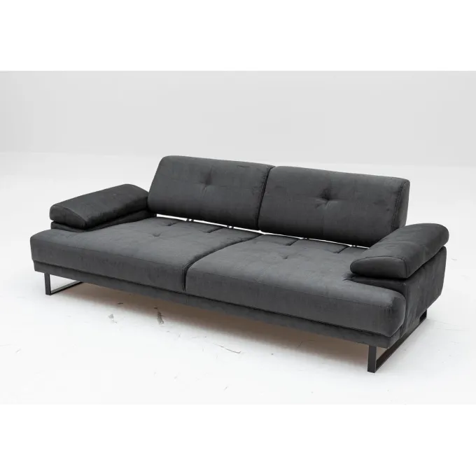 Quito (239 x 99 x 83 cm) 3-sits bäddsoffa Antracit