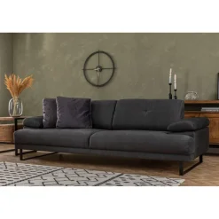 Quito (239 x 99 x 83 cm) 3-sits bäddsoffa Antracit