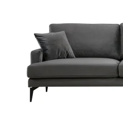 Quito Hörn (283-180 x 90 x 88 cm) Hörnsoffa Antracit, Vänster