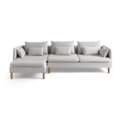 Quito Relax (185 x 95 x 92 cm) Hörnsoffa Creme