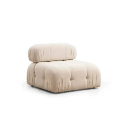 Quito 3-sits (288 x 95 x 75 cm) Bouclette 3-sitssoffa Creme